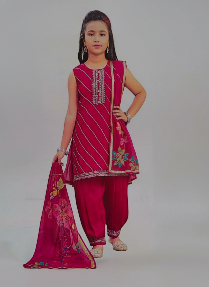 GIRLS CHURIDHAR (3PC)